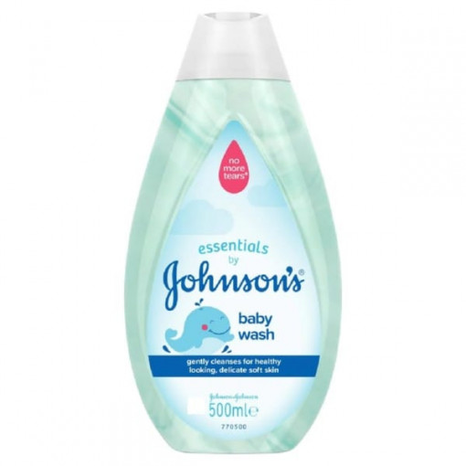 Gel de dus & sampon pentru bebelusi Essentials by Johnson's Baby Wash 500 ml