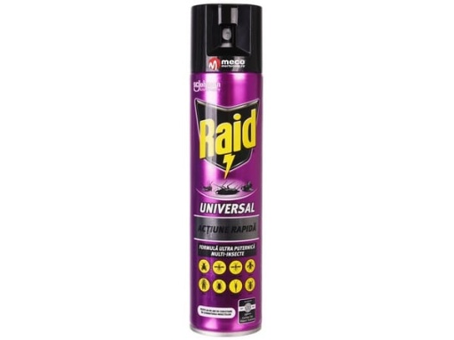 Insecticid spray Raid Universal Actiune Rapida Multi-Insecte 400 ml