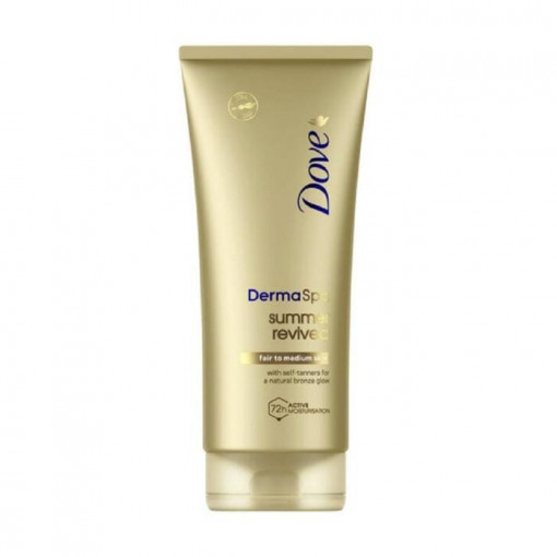 Lotiune de corp nuantatoare Dove DermaSpa Summer Revived Fair to Medium Skin 200 ml