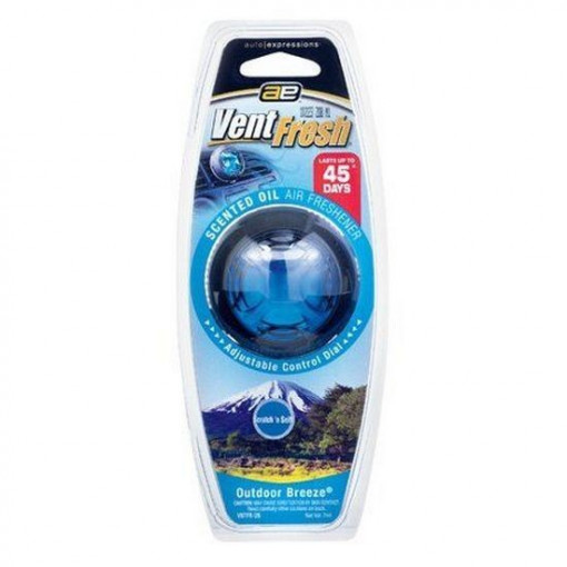 Odorizant auto Vent Fresh Outdoor Breeze 45 zile, 7ml