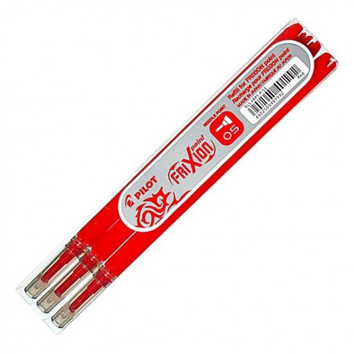 Pilot Rezerva Frixion point 0.5mm rosu 3buc/set