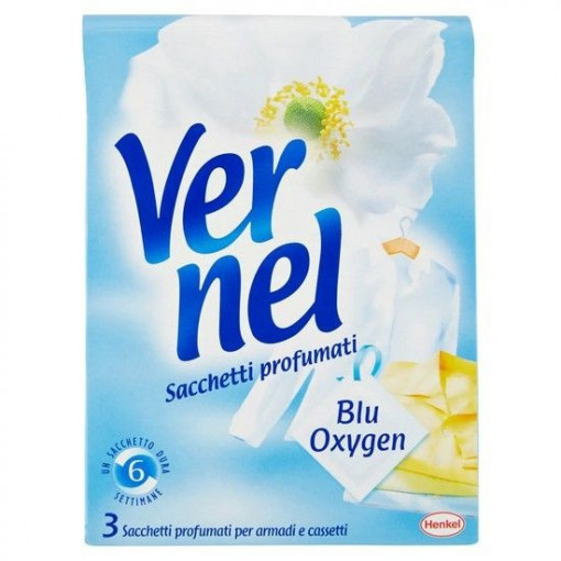Saculeti parfumati Vernel Blu Oxygen 3 buc/set
