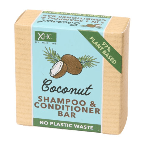 Sampon & Balsam solid pentru toate tipurile de par XHC Coconut 60 g