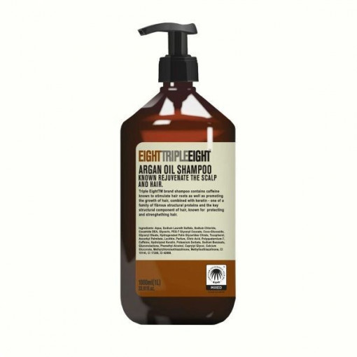 Sampon pentru par uscat Triple Eight Argan Oil Shampoo 1000 ml