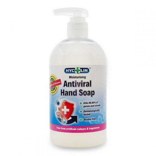 Sapun lichid antibacterian Hycolin Antiviral 500 ml