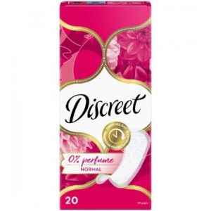 Absorbante zilnice fara parfum, Discreet Normal 20 buc