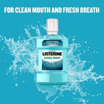 Apa de gura Listerine Cool Mint Extra Fresh 1l
