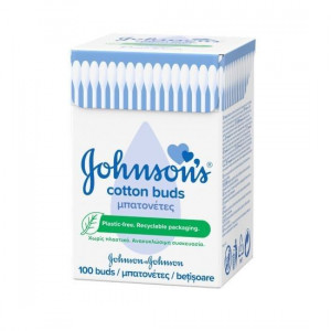 Betisoare urechi Johnson's cutie carton 100 buc