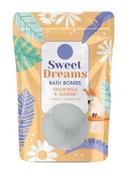 Bile de baie efervescente Elysium Spa Sweet Dreams Chamomile & Jasmine 3 x 50 g