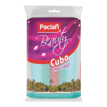 Burete de baie pentru masaj Paclan Beauty Cuba Massage, cu texturi diferite