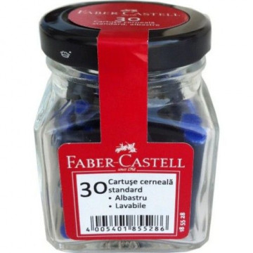 Cartuse cerneala mici 30buc/borcan Faber-Castell