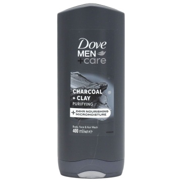 Gel de dus Dove Men+Care Charcoal + Clay Purifying 400ml