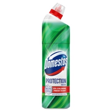 Gel vas toaleta fara clor Domestos Protection Eucalyptus & Wild Mint 700 ml