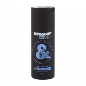 Lotiune de curatare fata si barba Toni & Guy Men Cleansing Face & Beard 150 ml - Img 1