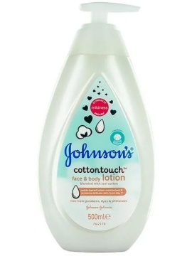 Lotiune pentru fata si corp bebelusi Johnson's Cottontouch 500 ml