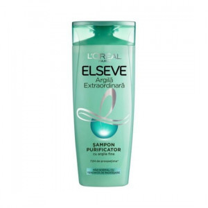 Sampon purificator pentru par gras L'Oreal Elseve Argila Extraordinara 250 ml - Img 1