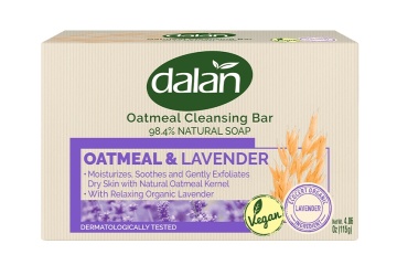 Sapun solid natural Dalan Oatmeal & Lavander 2 x 115 g
