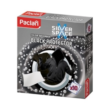 Servetele captatoare de culoare pentru rufe negre Paclan Black Protector 10 buc