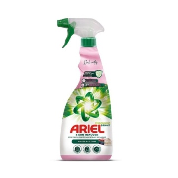 Solutie indepartare pete spray Ariel Stain Remover Whites & Colours 750 ml