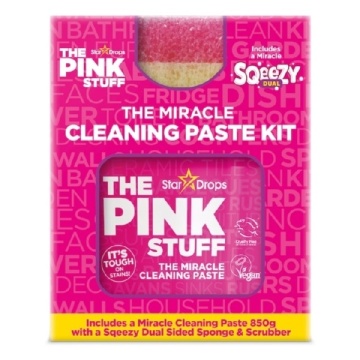 The Pink Stuff Kit Pasta curatare universala 850 g + burete Squeezy Dual