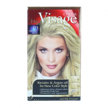 Vopsea de par permanenta 03 Very Light Blond Color Visage
