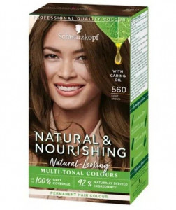 Vopsea de par permanenta 560 Light Brown Schwarzkopf Natural & Nourishing