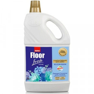 Detergent concentrat pentru pardoseli Sano Floor Blue Blossom 2 L