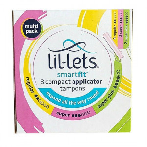 Lil-Lets Smartfit absorbante interne cu aplicator 8 buc - Img 1