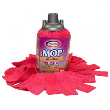 Misavan Mop microfibra M Fucsia