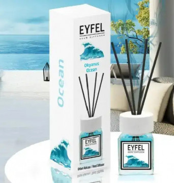 Odorizant camera cu bete de ratan Eyfel Ocean 120 ml