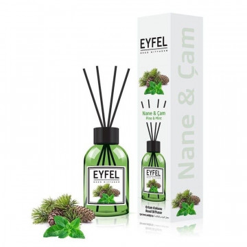 Odorizant camera cu bete ratan Eyfel Pine & Mint 120 ml