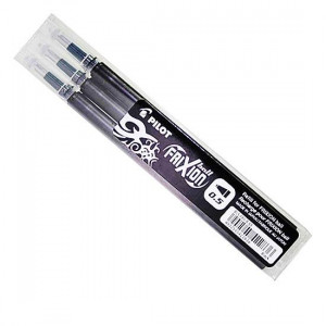 Pilot Frixion rezerva 0.5mm negru 3buc/set - Img 1