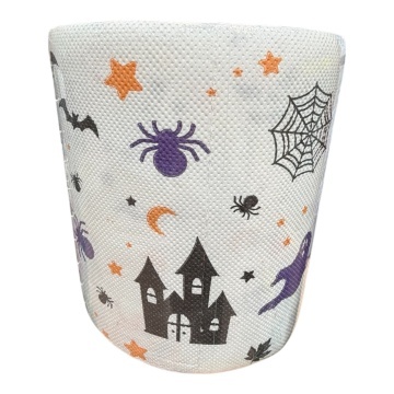 Prosop de hârtie Patrice Decor Halloween, 4 straturi, rolă de 160 de foi