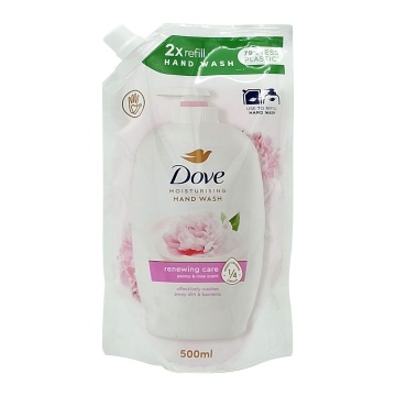 Rezervă săpun-cremă lichid Dove Renewing Care cu parfum de bujor și trandafir, 500 ml