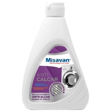Solutie anticalcar pentru masina de spalat rufe Misavan 500 ml