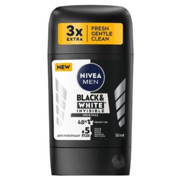 Deodorant antiperspirant stick Nivea Men Black & White Invisible Original 50 ml