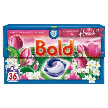 Detergent de rufe pods Bold All-in-1 PODS Pink Tulips & White Jasmine 36 buc 698.4 g