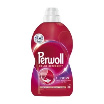 Detergent lichid pentru haine colorate Perwoll Color Renew 20 spalari 1 L