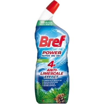 Gel anticalcar pentru vasul de toaleta Bref Wc Power Active gel Pine 750 ml