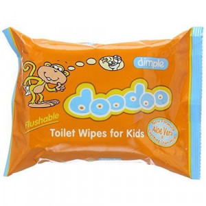 Hartie igienica umeda pentru copii Dimple DooDoo 60 buc /pachet - Img 1