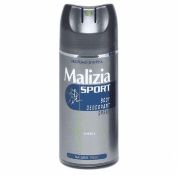 Malizia Sport Energy Natural Fresh deodorant unisex spray 150 ml