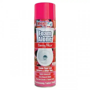 Mighty Burst Foam Alone Berry Nice spuma activa parfumanta anticalcar pentru vasul de toaleta 500 ml