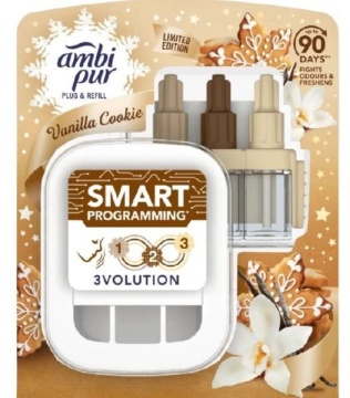 Odorizant electric Ambi Pur 3Volution Vanilla Cookie aparat + rezerva 20 ml
