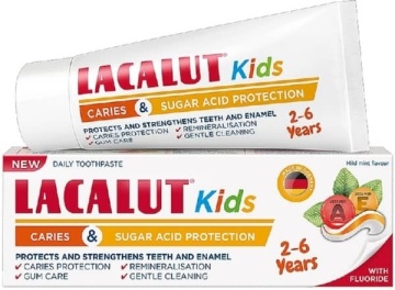 Pasta de dinti Lacalut Kids 2-6 ani 55 ml