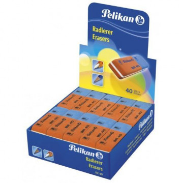 Pelikan radiera BR 80 rosu/albastru