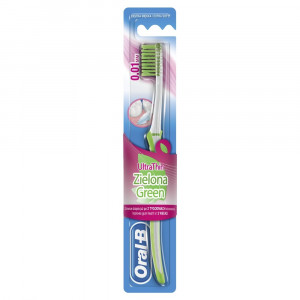 Periuta de dinti Oral-B UltraThin Zielona Green 0.01 mm Extra Soft