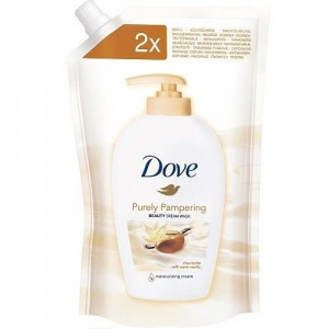 Rezerva sapun lichid cu unt de cacao si vanilie Dove Purely Pampering Beauty Cream Wash, 500ml