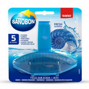 Sano Bon Blue 5in1 odorizant pentru vasul de toaleta 55g
