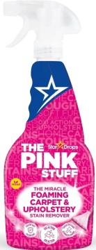 Solutie de pete cu spumă pentru covoare și tapițerie, The Pink Stuff, 500 ml