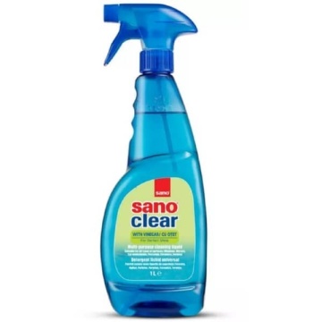 Solutie geamuri spray cu otet Sano Clear Vinegar 1L
